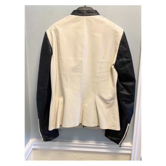 Danier Two-Tone Leather Jacket - Picture 9 of 9